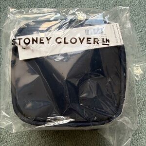 Stoney Clover Lane “mini open top pouch” in sapphire
